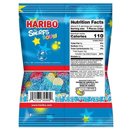 HARIBO Sour Smurfs 4oz
