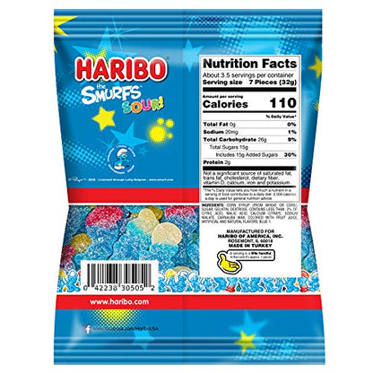 HARIBO Sour Smurfs 4oz
