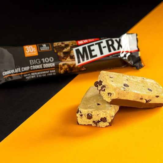 MET-Rx Big 100 Colossal Protein Bar Chocolate Chip Cookie Dough 3.52oz