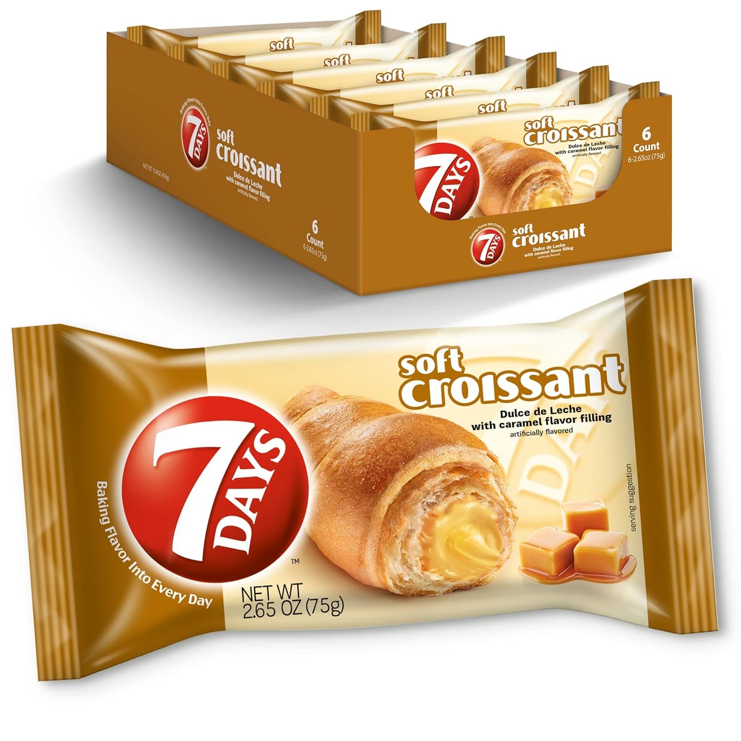 7DAY SOFT CROISSANT DULCE DE LECHE 2.65oz