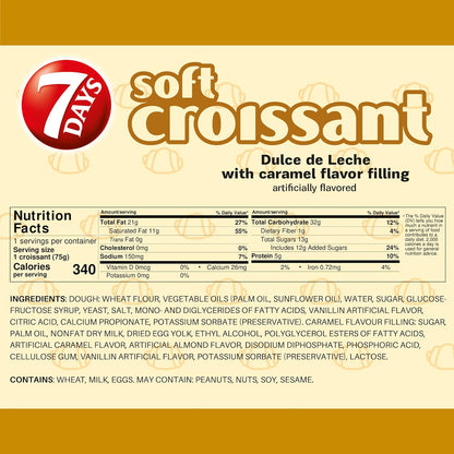 7DAY SOFT CROISSANT DULCE DE LECHE 2.65oz