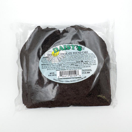GOURMET DOUBLE CHOCOLATE POUND CAKE 5oz