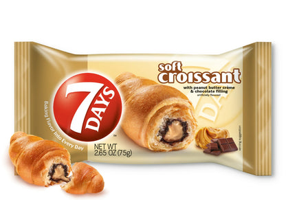 7DAY SOFT CROISSANT PEANUT BUTTER CRÈME & CHOCOLATE 2.65oz