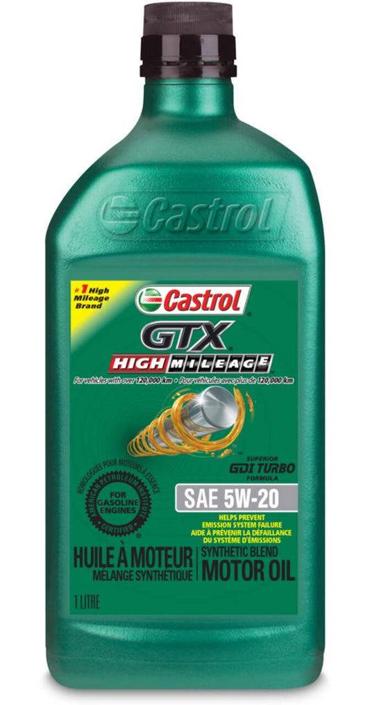 Castrol GTX Full Synthetic 5W-20 (6 Quarts)